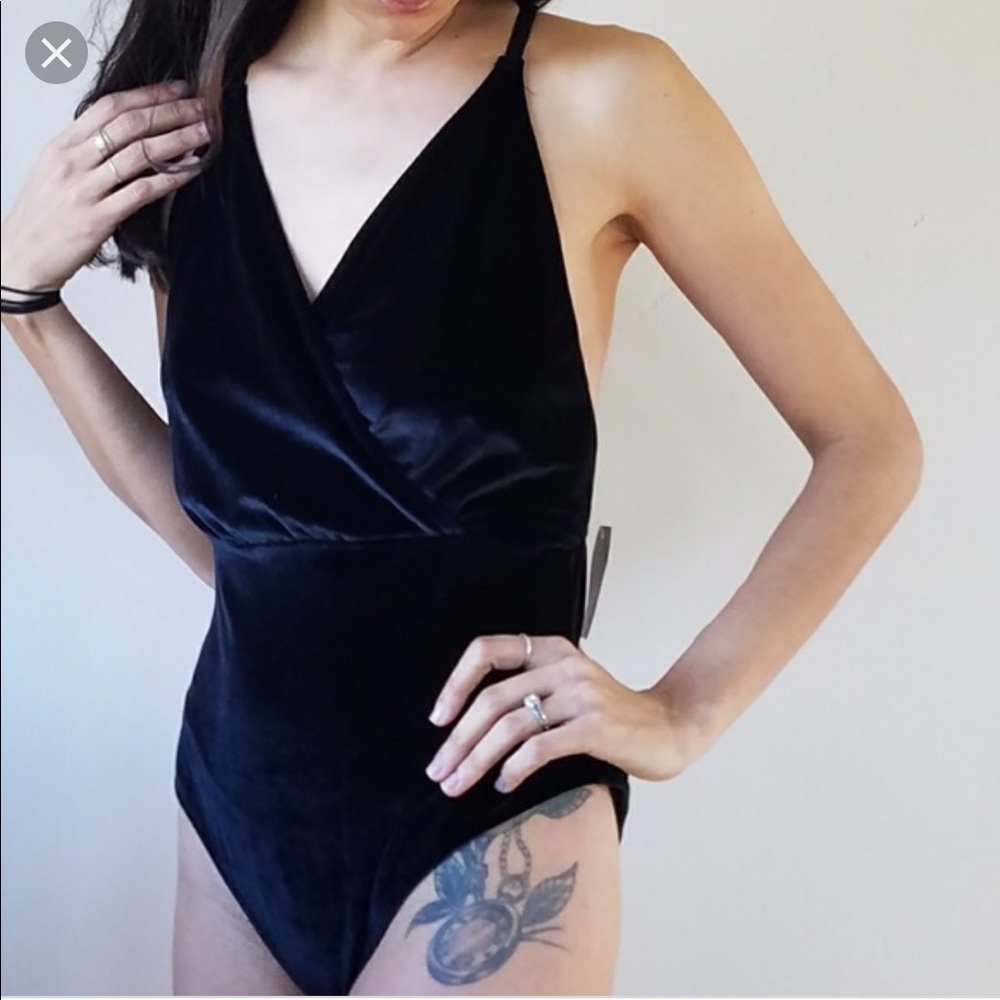 Velvet bodysuit